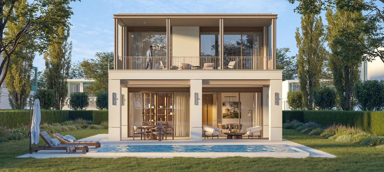 Willow villa - garden elevation · Tbilisi Waterfront · preliminary visualisation