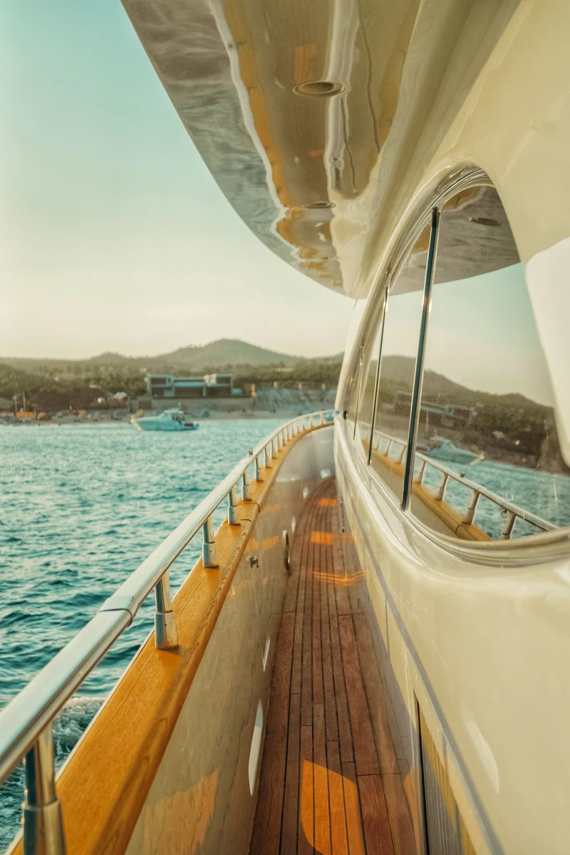 A sunlit yacht deck — lifestyle reference