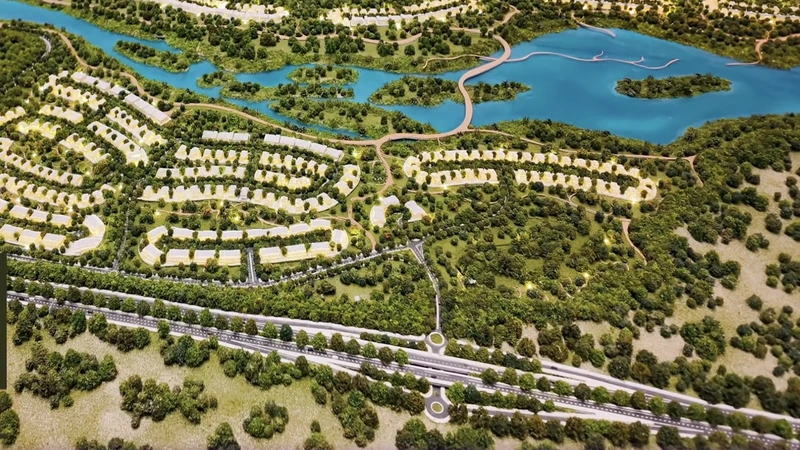 The waterfront district