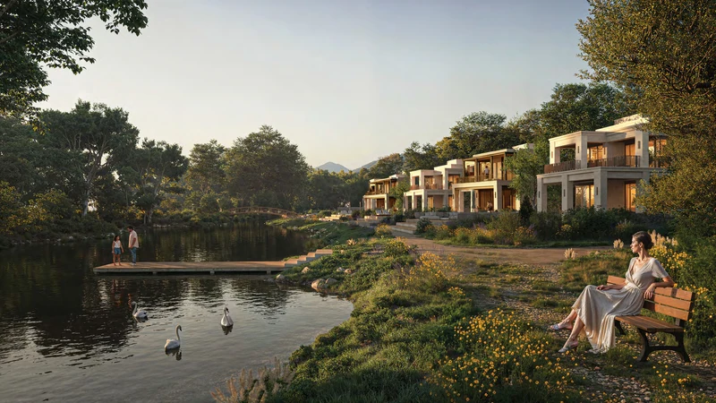Villas in the landscape