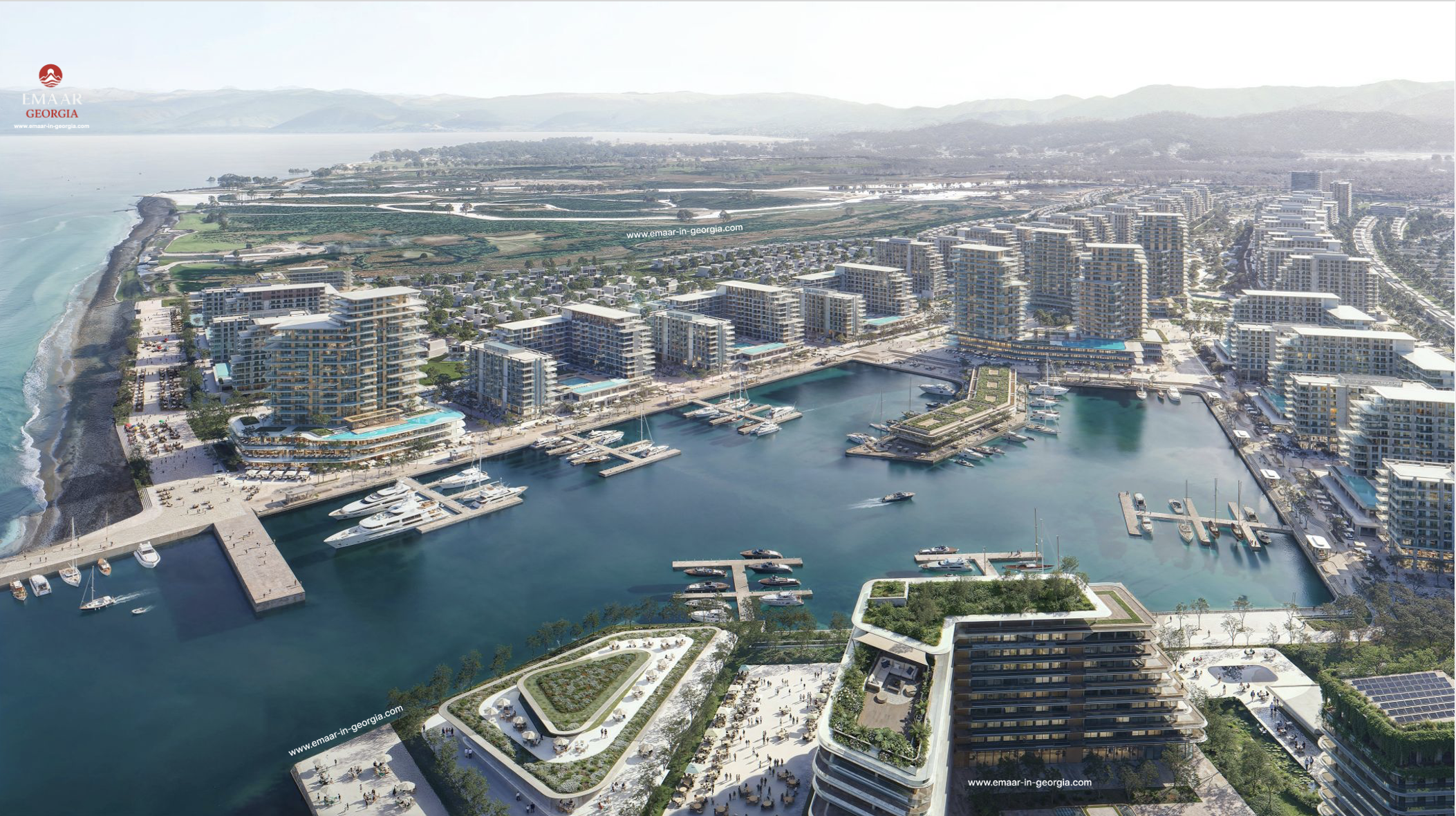 Gonio Waterfront aerial - slide 2